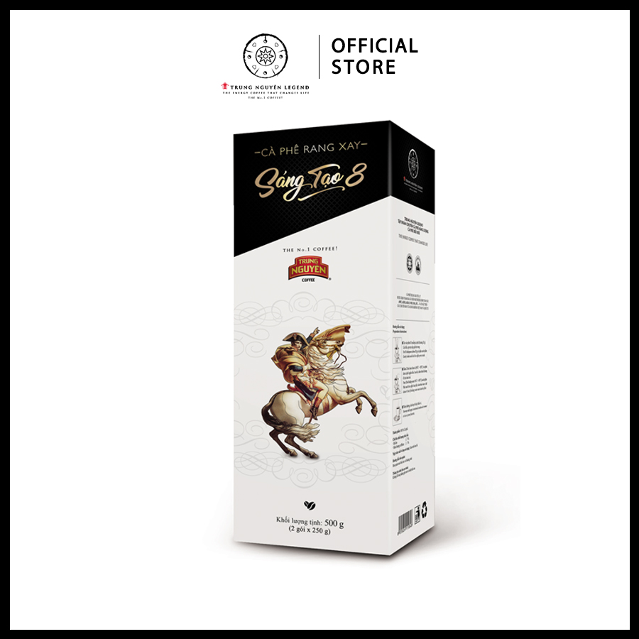Trung Nguyên Legend - Cà Phê Rang Xay Sáng Tạo 8 - Hộp 500Gr