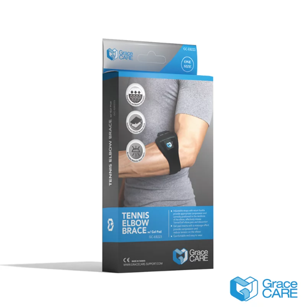 Đai hỗ trợ bảo vệ khuỷu tay Elbow có đệm gel massage Grace Care EB223