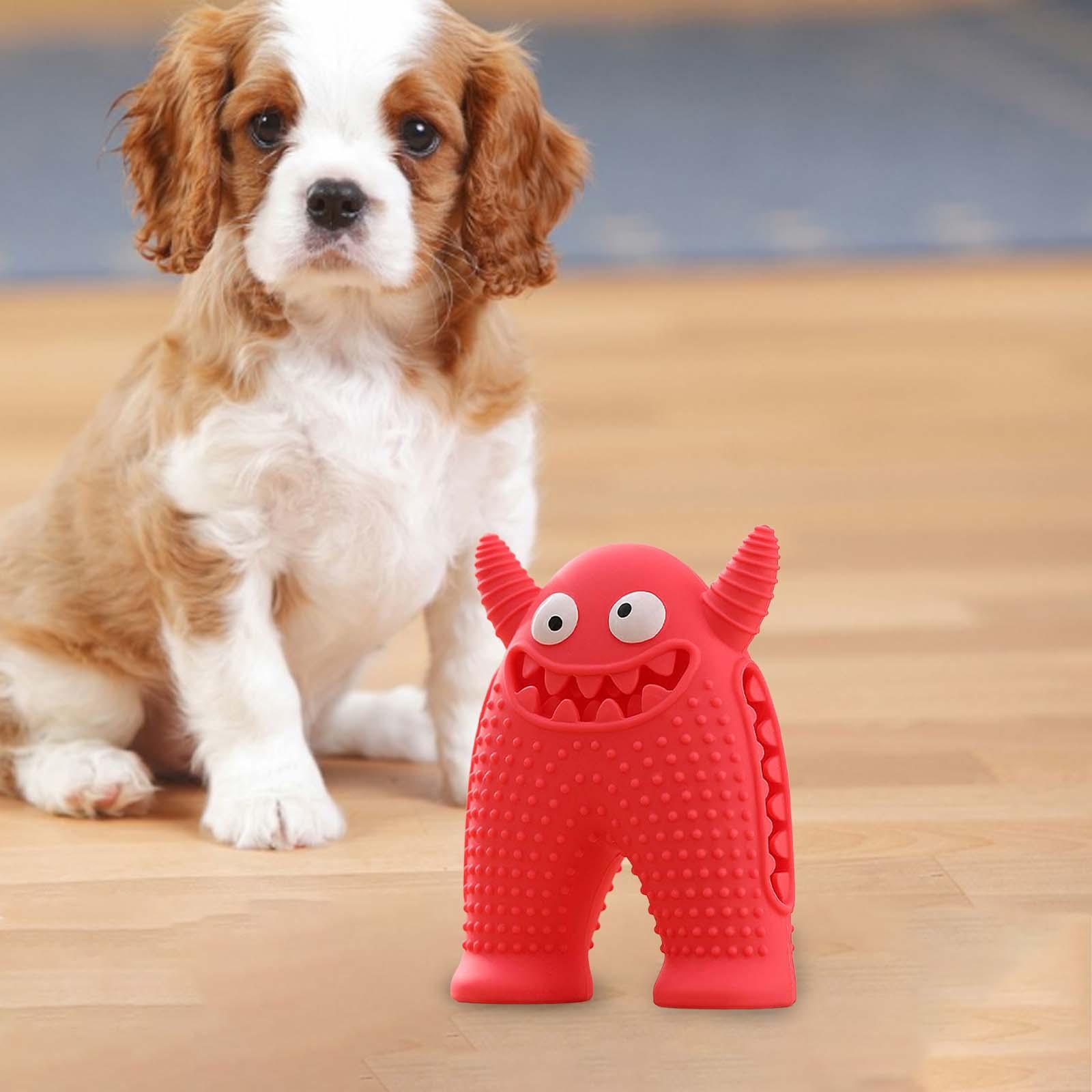 Dog Chew Toys Squeaky Dog Toy for Boredom Durable Cleaning Toy Educational Foraging Toy Sound Toy Interactive Dog Toys for Medium Small Dogs