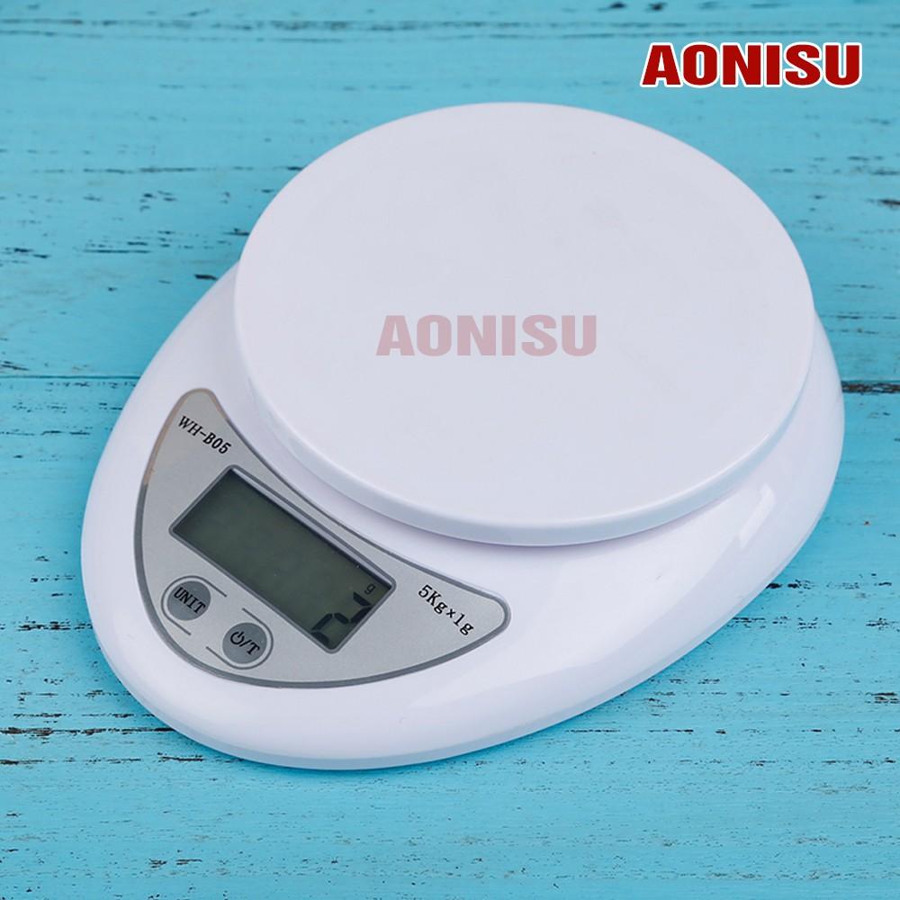 Cân Tiểu Ly Nhà Bếp ELECTRONIC WH-B05 Độ Chính Xác Cao, Thiết Kế Nhỏ Gọn, AONISU