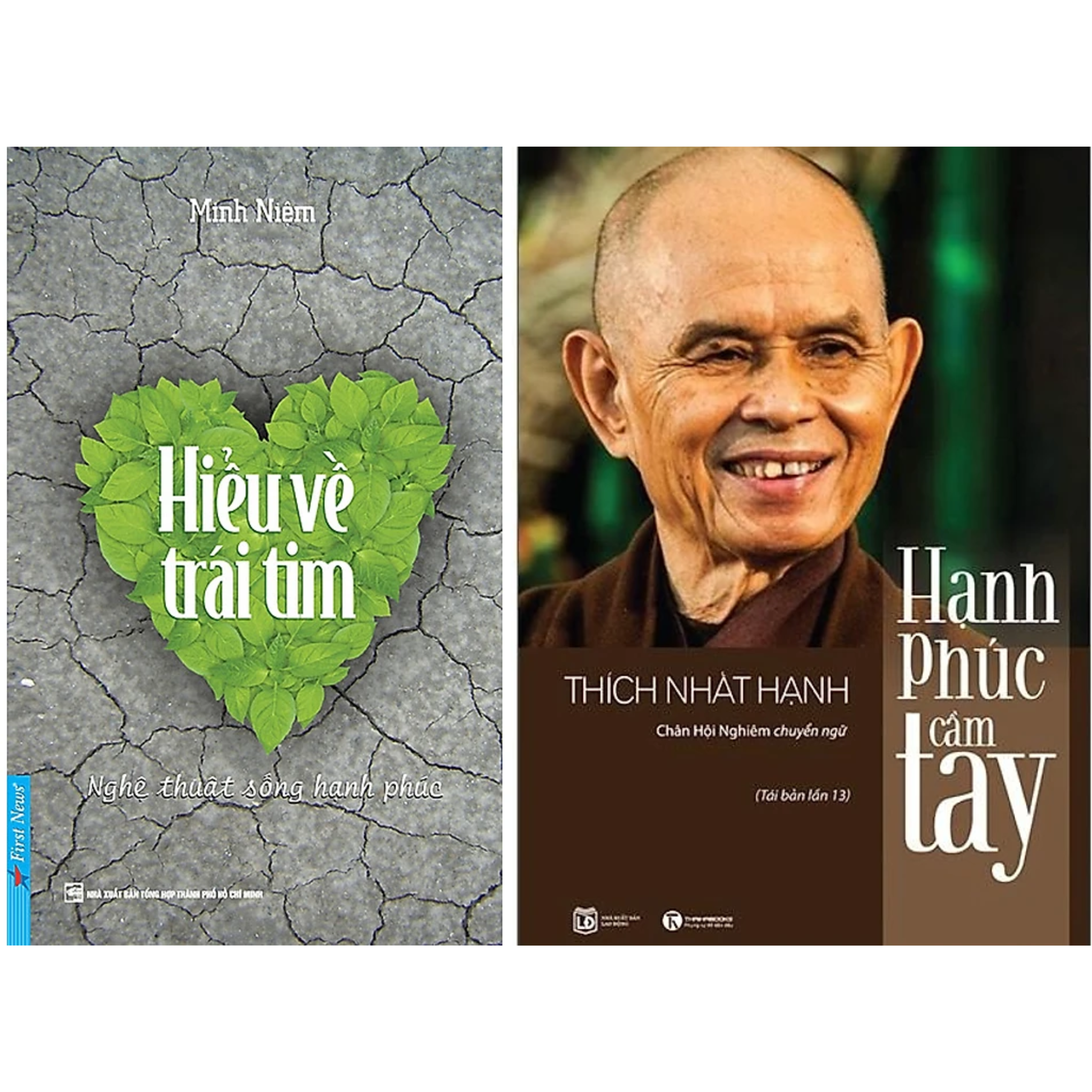 Combo 2Q: Hiểu Về Trái Tim - Thiền Sư Minh Niệm + Hạnh Phúc Cầm Tay - Thích Nhất Hạnh