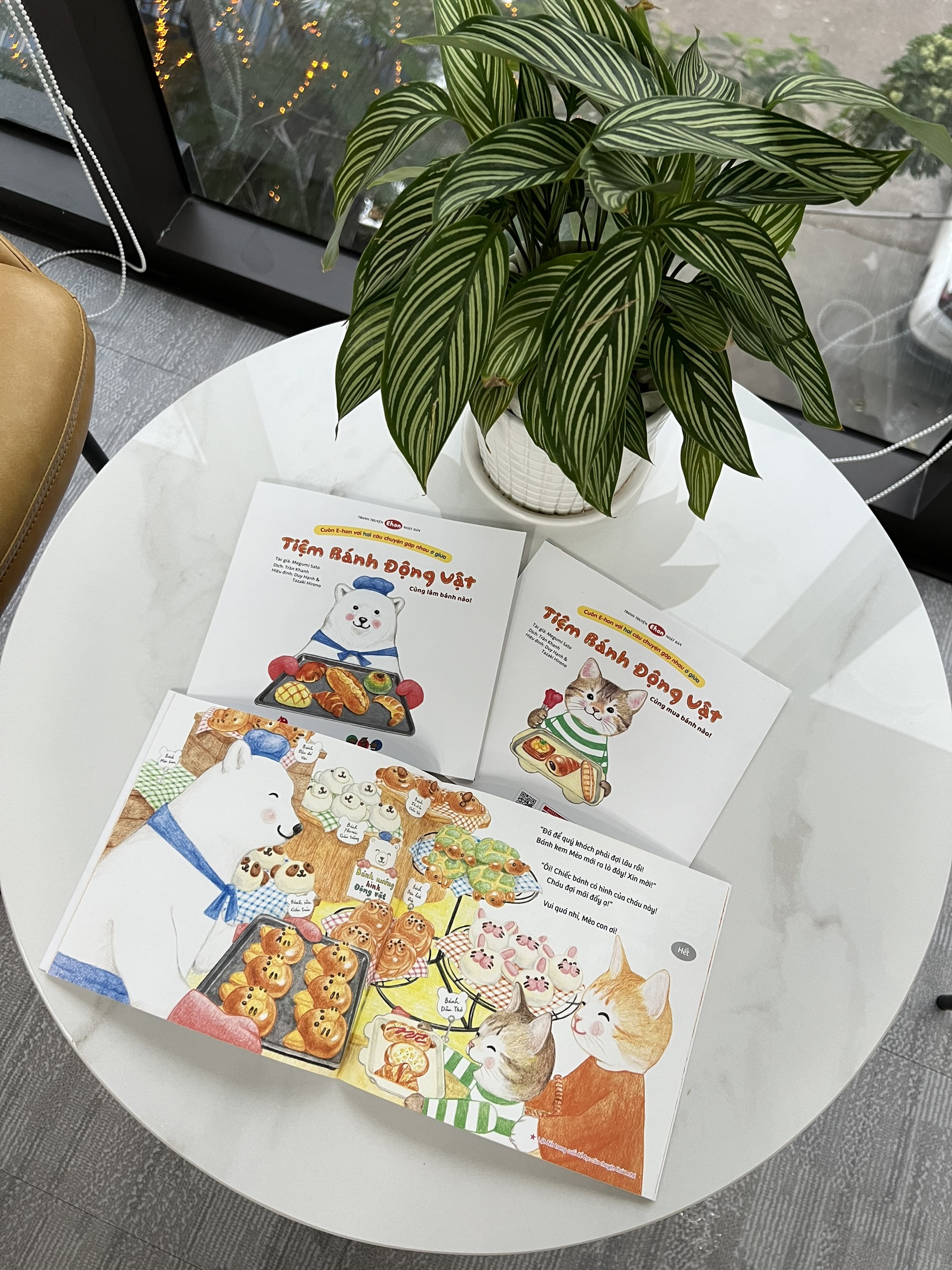 Sách Ehon Nhật Bản Phát triển tư duy cho bé 3 6 tuổi - Tiệm bánh động vật