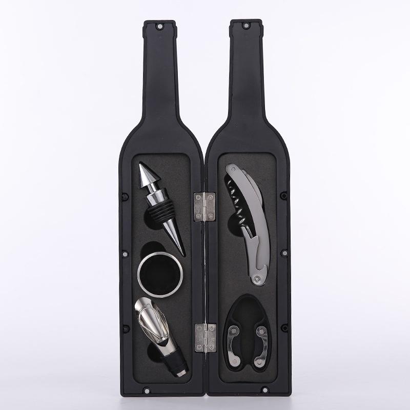 Bộ Dụng Cụ Khui Rượu Vang, Bộ Mở Rượu Vang Dáng Chai Vang Cao Cấp GDSSKĐT001B00