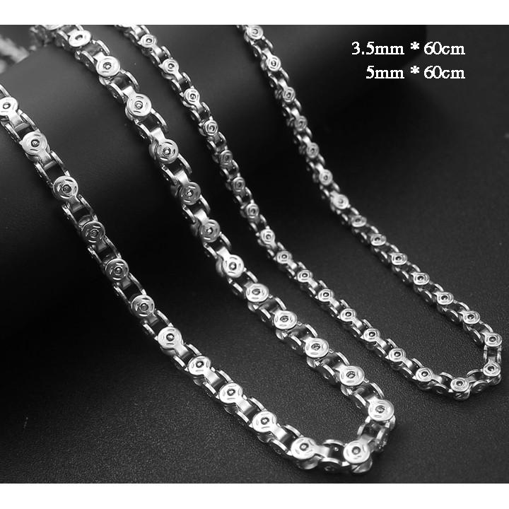 Dây chuyền nam inox kiểu xích chạm hình kim tiên trắng sáng, đep, không đen - Đem lại đẳng cấp phong độ cho người đeo