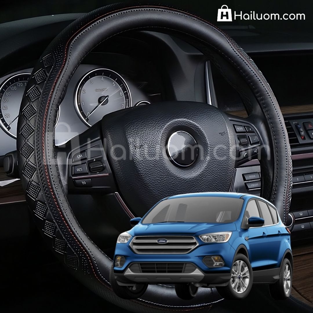 Bọc Vô Lăng ô tô cho FORD ESCAPE Da Thật Cao Cấp 4 Mùa