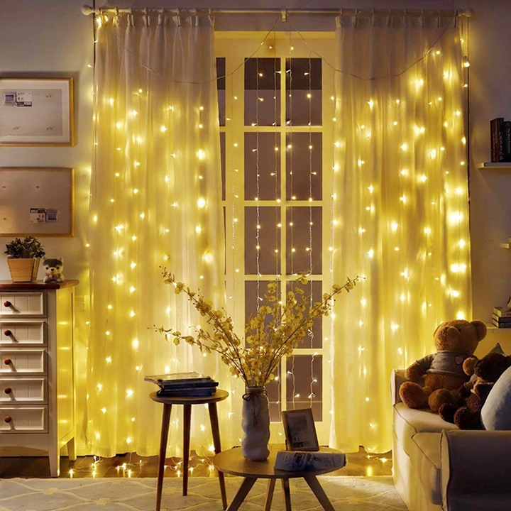 Dây Đèn Led Trang Trí Đom Đóm Dùng PIN Fairylight, Ánh Sáng Vàng