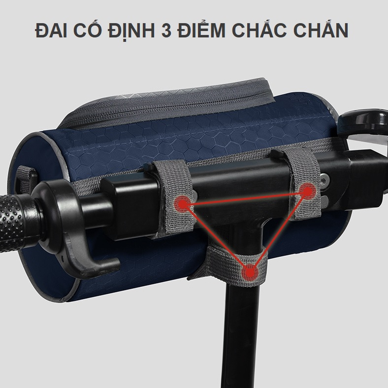 Túi Đeo Xe Đạp Thể Thao Phía Trước PL01 Có Cảm Ứng Điện Thoại, Dây Đeo - Túi Đựng Đồ Xe Đạp Địa Hình Bicycle Nucxili Head Bag - Chính Hãng