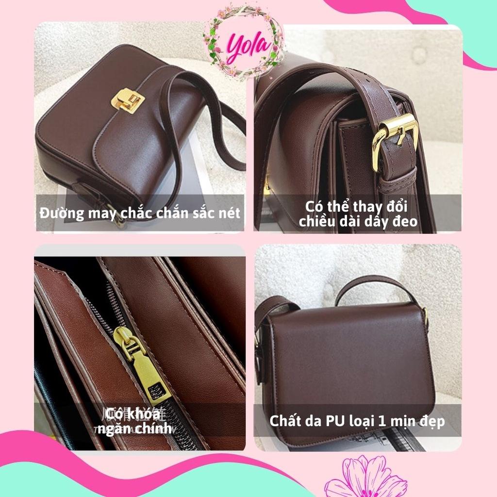 Túi đeo chéo nữ mini Giỏ xách nữ đeo vai thời trang nữ kẹp nách cao cấp Yola shop