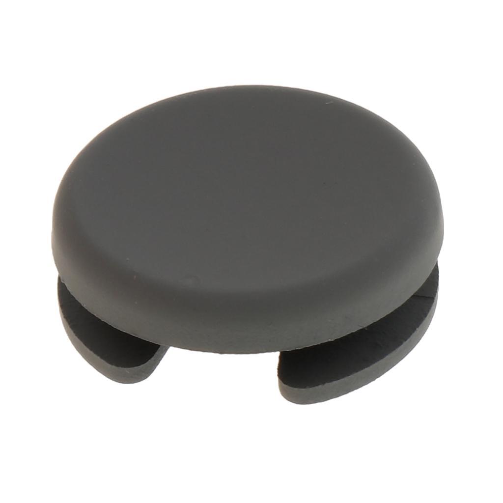 2 Pieces 3D Analog Joystick Cover Thumbstick Thumb Stick Cap Nub for Nintendo 2DS 3DS 3DS XL LL New 3DS New 3DS XL LL - Black+Gray