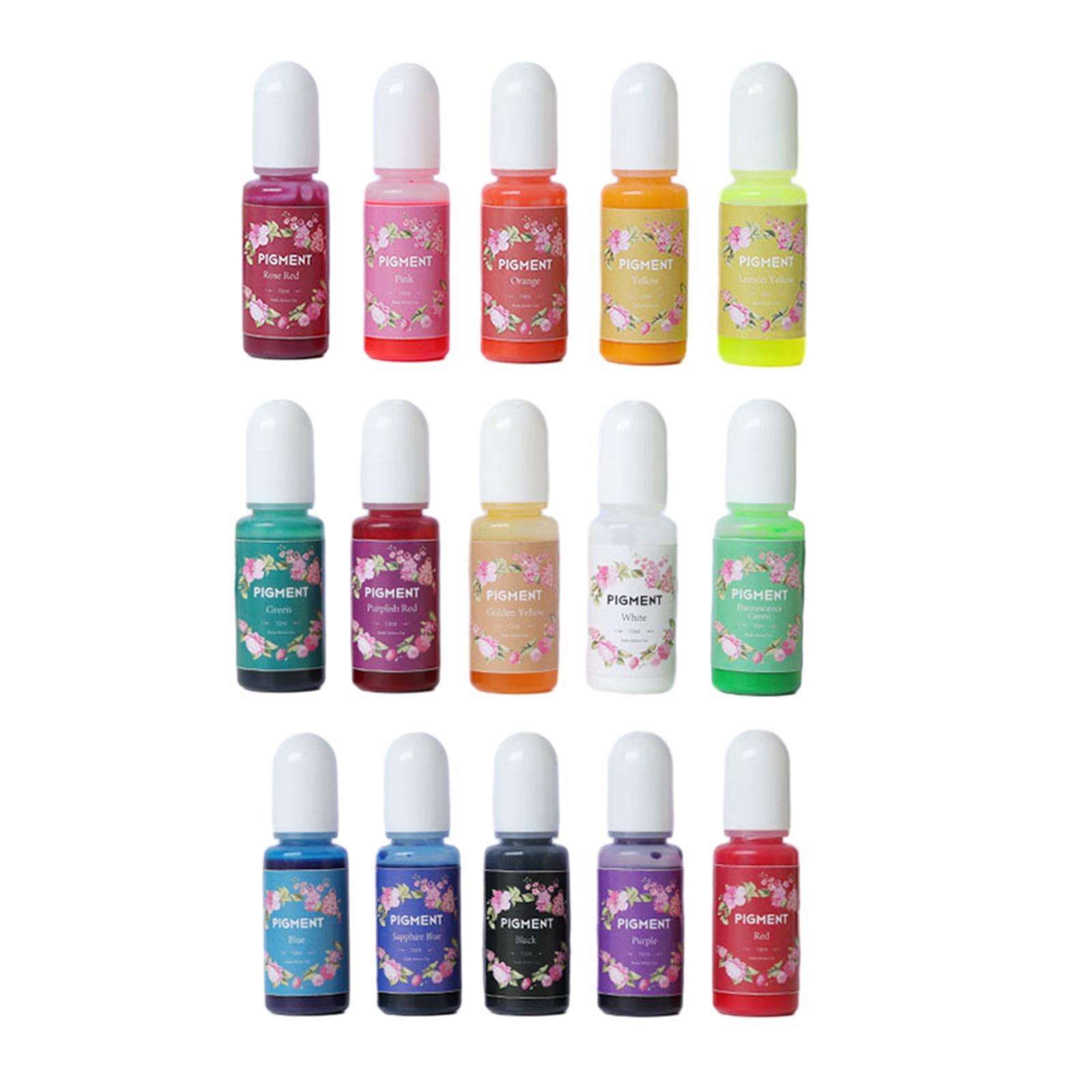 15 Colors Epoxy Resin Pigment Casting Art Crafts 10G Jewelry Making Colorant