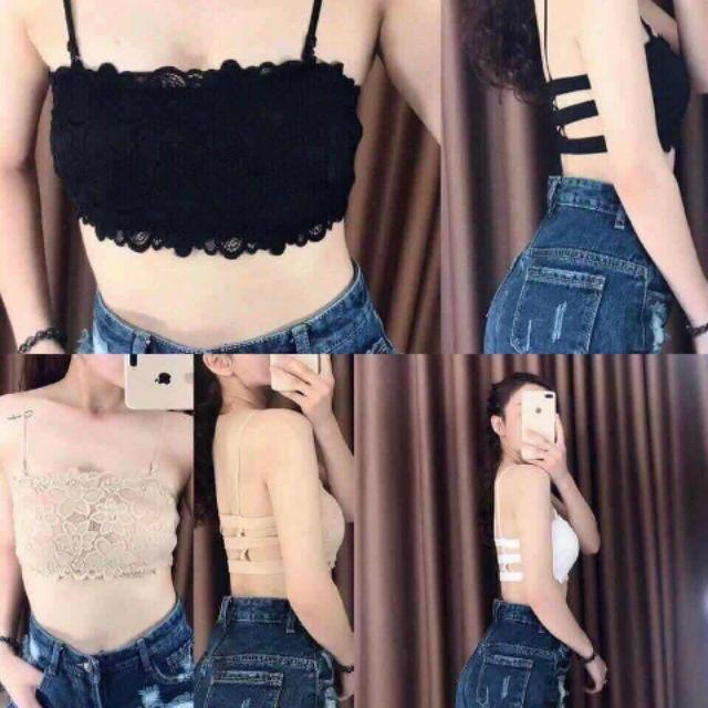 Áo BraLette ren cúp ngực ,