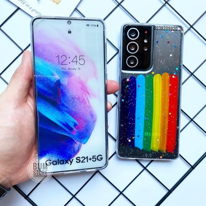 Ốp Lưng Sọc Cầu Vồng Cho Samsung Galaxy S22 Ultra / S22 Plus / S21 Ultra / S21 Plus / Note 20 Ultra / Note 20