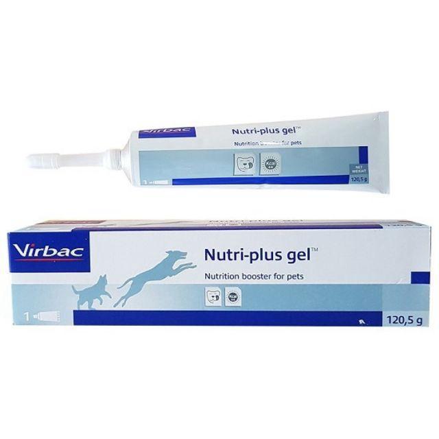 Gel Dinh Dưỡng Thức Ăn Bổ Sung Vitamin Và Khoáng Chất Cần Thiết Cho Chó Mèo Nutri Plus Gel Virbac 120,5g