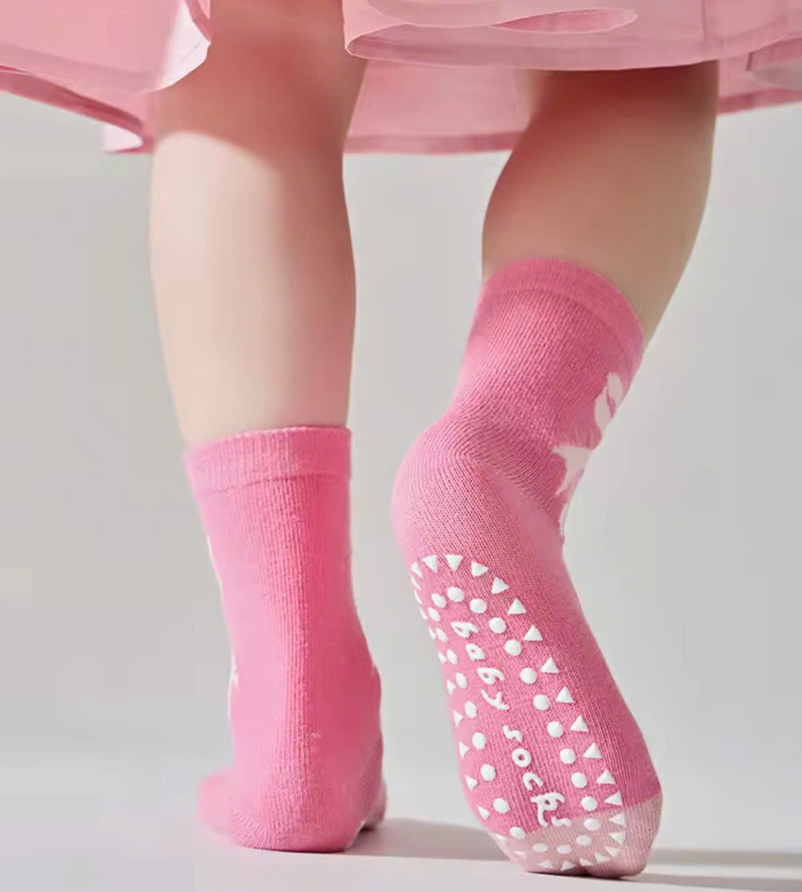 SET 5 ĐÔI TẤT VỚ NƠ HỒNG SIÊU XINH DỄ THƯƠNG