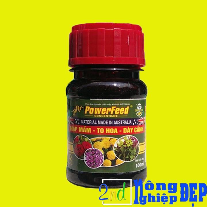Phân Cá KHÔNG MÙI PowerFeed 100ml - Siêu Đẻ Nhánh, Mập Thân, Dày Lá