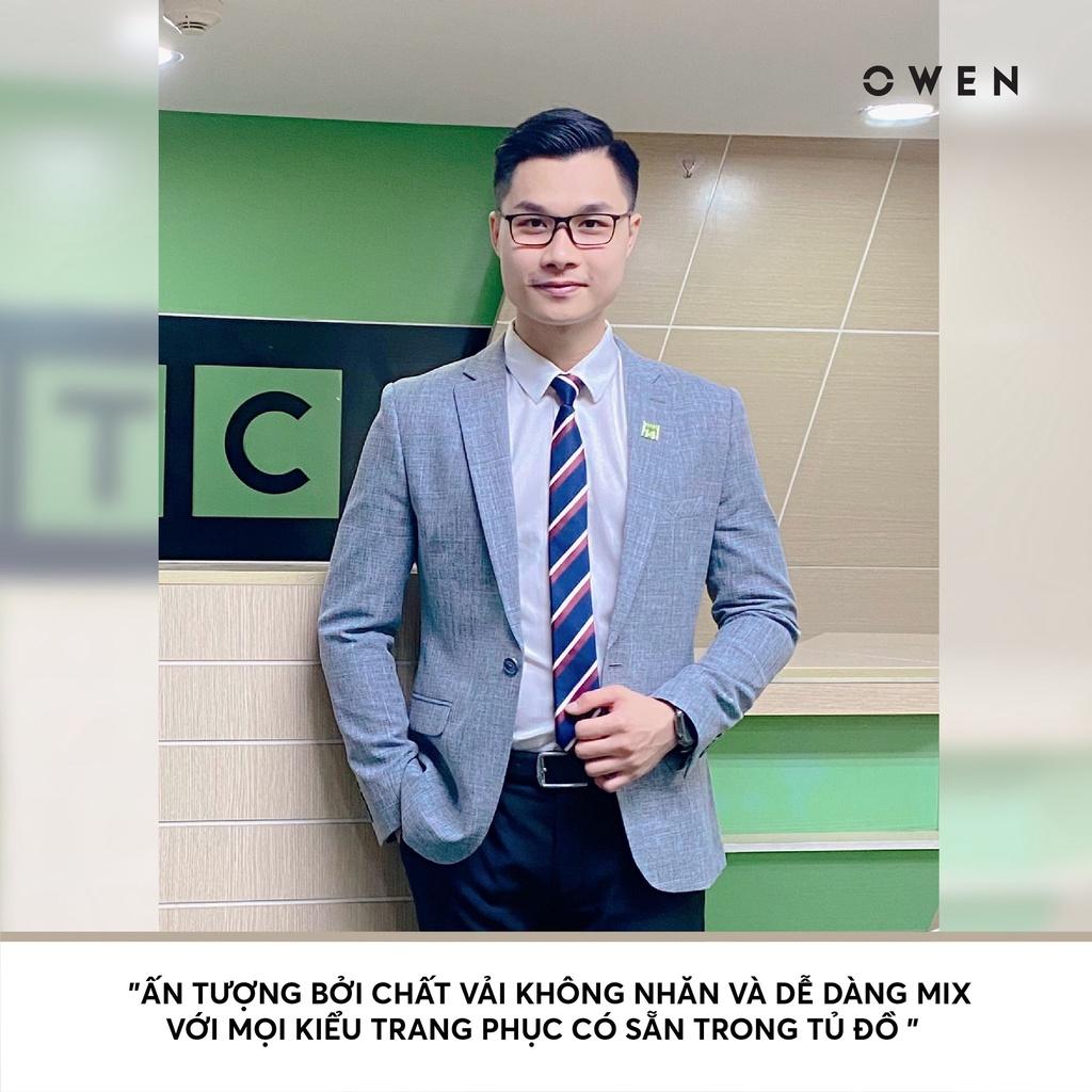 Áo Blazer OWEN nam công sở vải Namu KHÔNG NHĂN dáng REGULAR mã BL220700