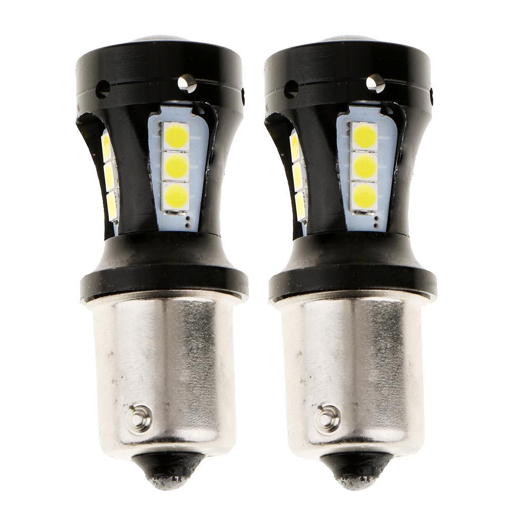 High Quality 2 Pcs Auto Reverse Signal Brake Light DRL Led