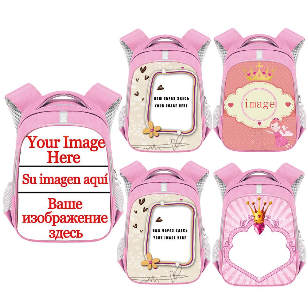 Tùy Chỉnh Ghi Lại Hình Ảnh/Logo/Tên Ba Lô Trẻ Em Học Túi Bé Gái Túi Sách Trẻ Em Mẫu Giáo Túi Cho Bé Tập Đi Ba Lô