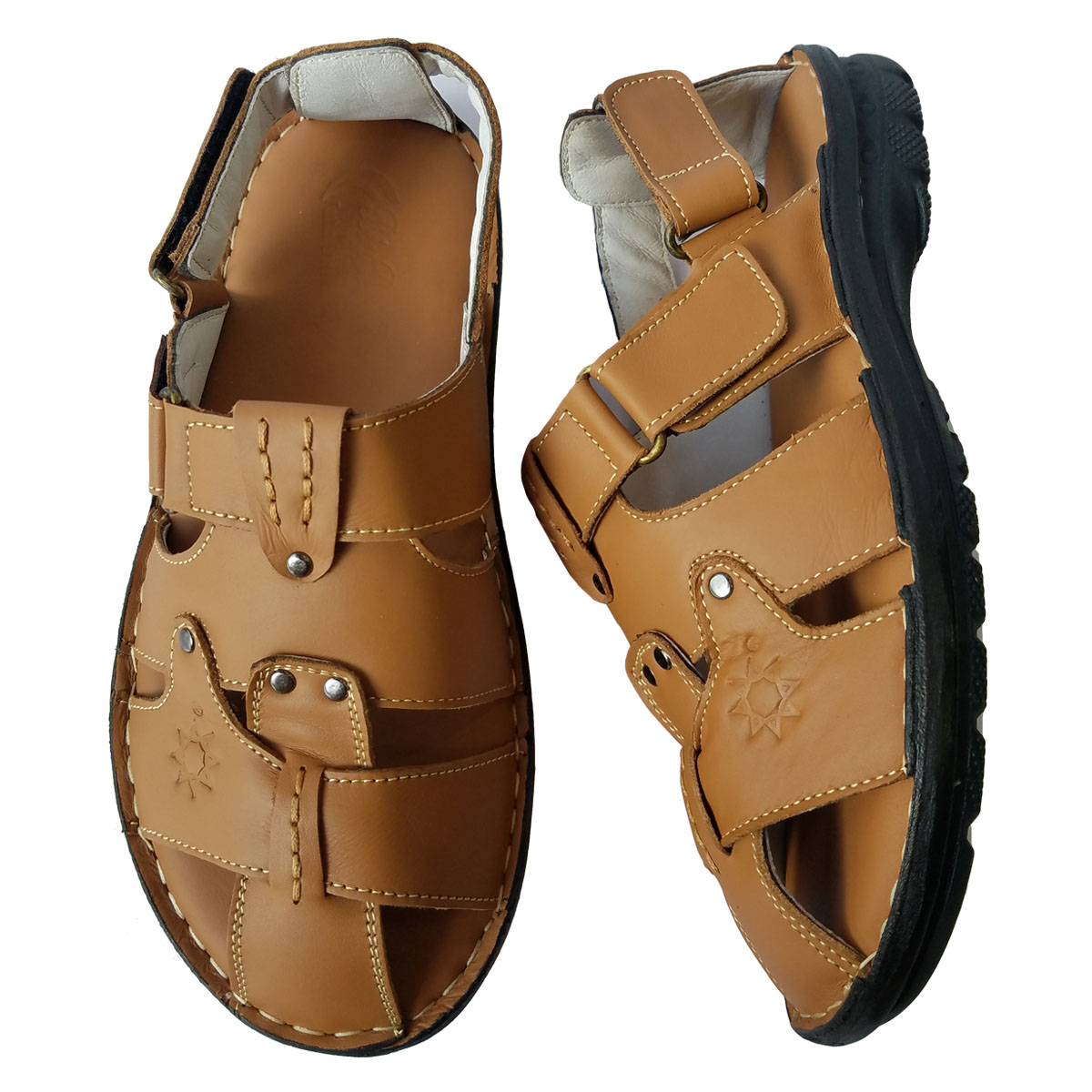 Giày Sandal Nam Bít Mũi Da Bò Thật BIGGBEN SD124