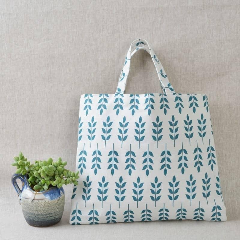 Vải Bố Vải Canvas Decor Trang Trí Làm Khăn Bàn May Rèm; Màn Và Phông Nền Chụp Ảnh, Khăn Picnic Hoạ Tiết Lá Đối Xứng