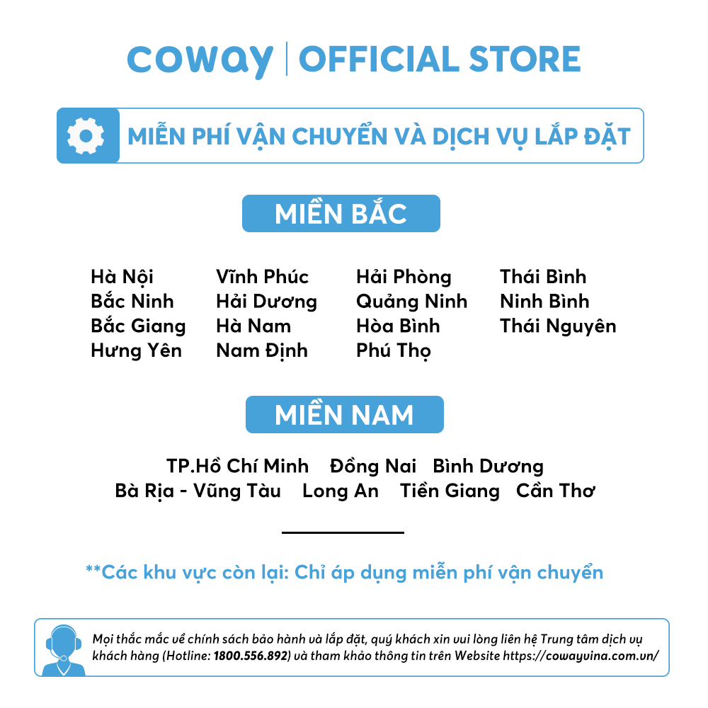 Màng lọc bụi mịn cho Máy lọc không khí Coway Classic AP-1018F - Hàng chính hãng
