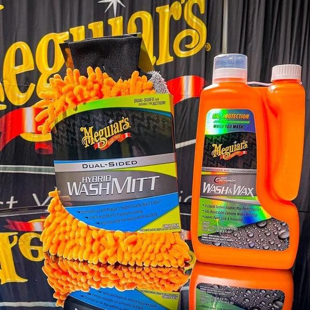 Meguiar's Xà phòng rửa xe có thành phần Ceramic tạo hiệu ứng lá sen - Hybrid Ceramic Wash &amp; Wax, G210256
