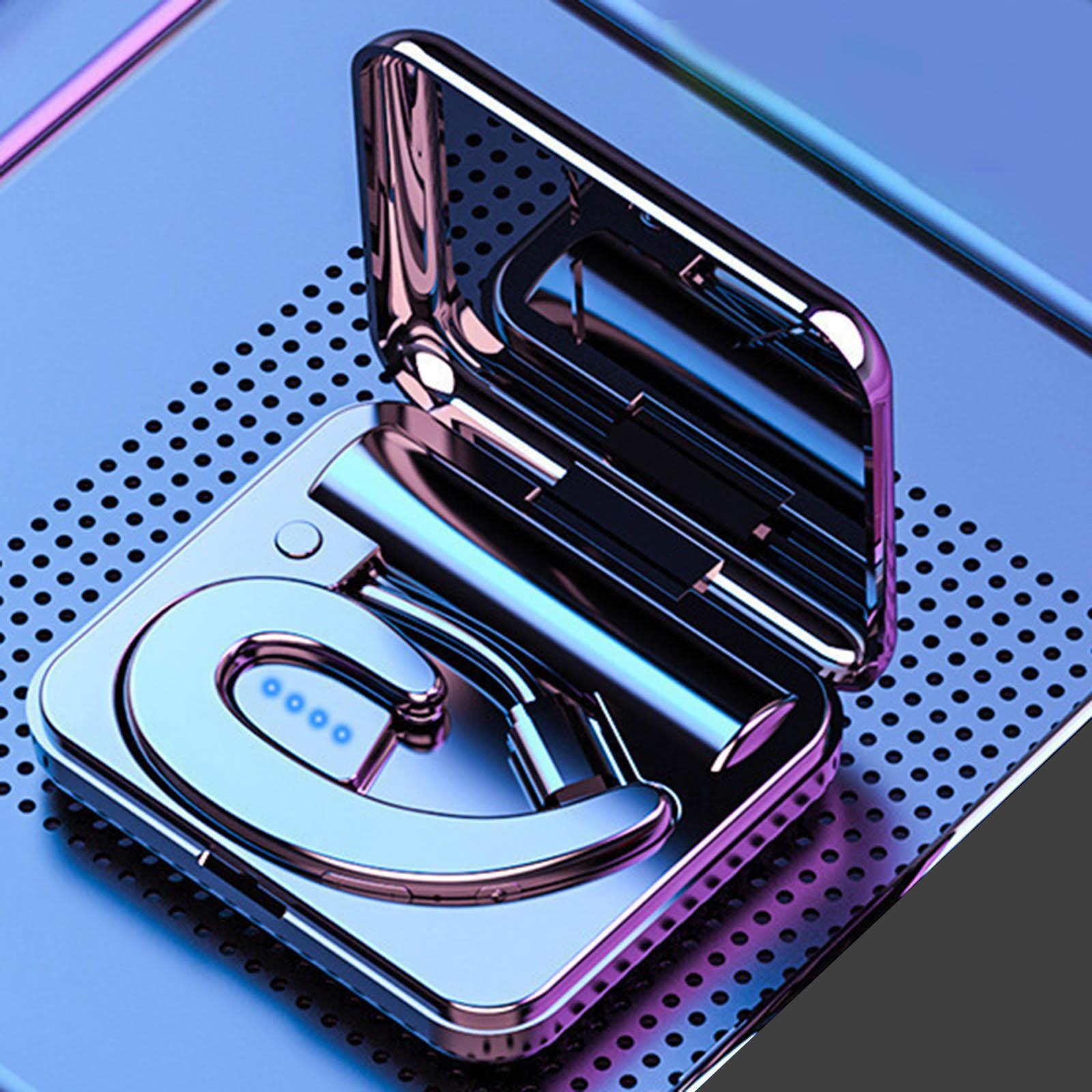 Bluetooth Headset   Business Earphone Sport Universal Earbud Black