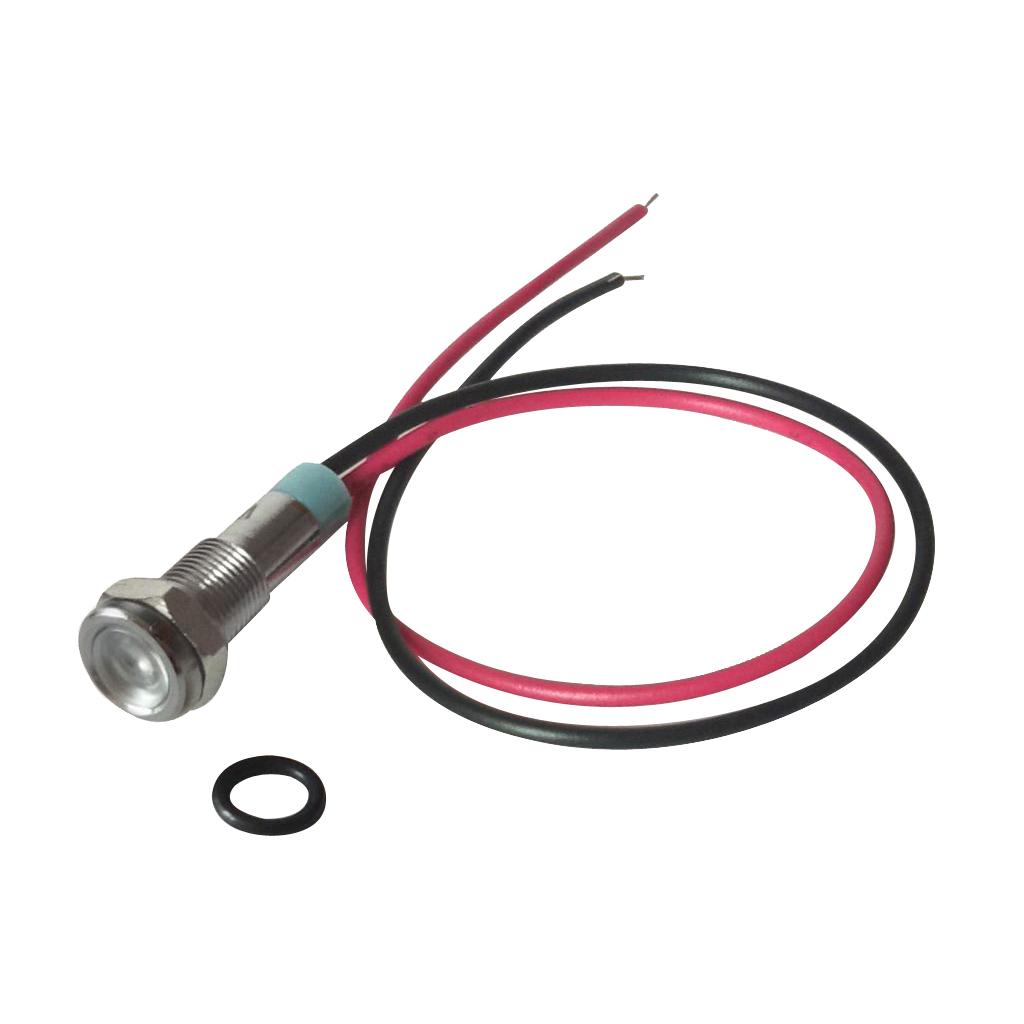 Nguồn Tín Hiệu 220 V Cung Cấp Nguồn Tín Hiệu LED Kim Loại Đèn Báo Với Dây Dẫn