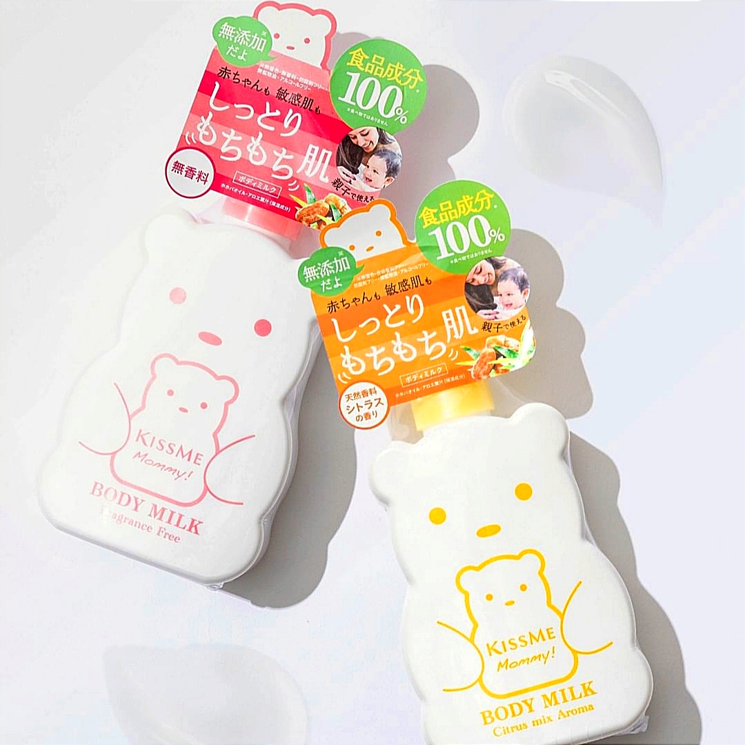 Sữa Dưỡng Thể Kissme Mommy Body Milk Cấp Ẩm Dành Cho Bé Từ 6 Tháng Tuổi Và Làn Da Nhạy Cảm (200G)