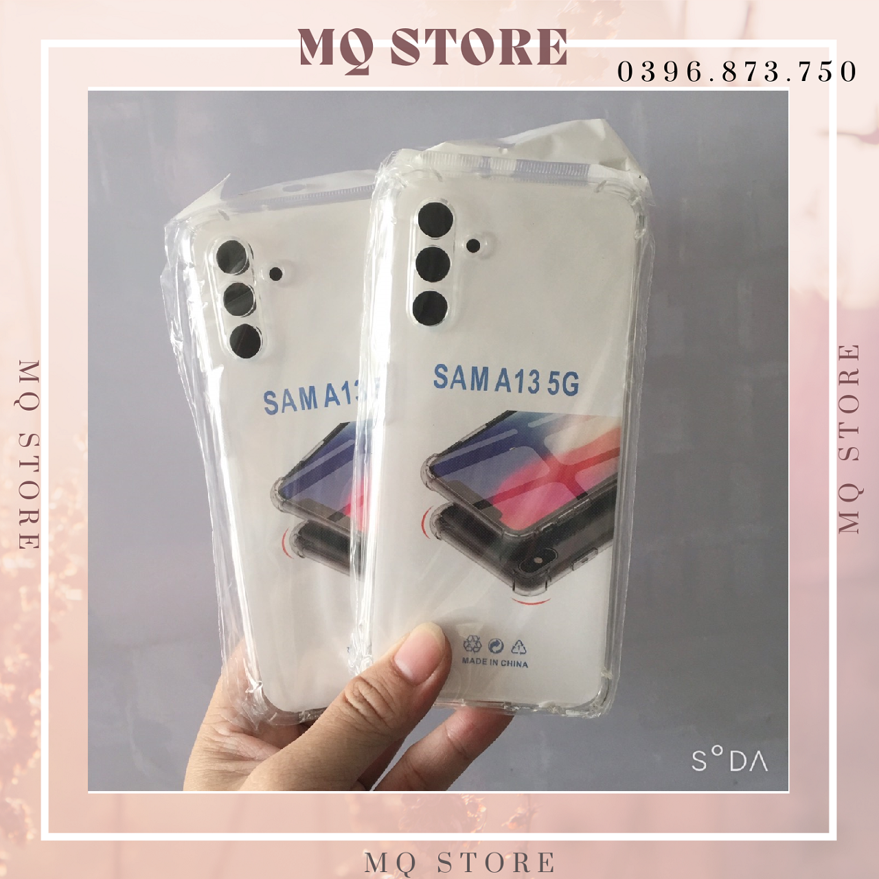 Ốp dẻo trong suốt chống sốc 4 góc, bảo vệ camera dành cho Samsung A13 5G