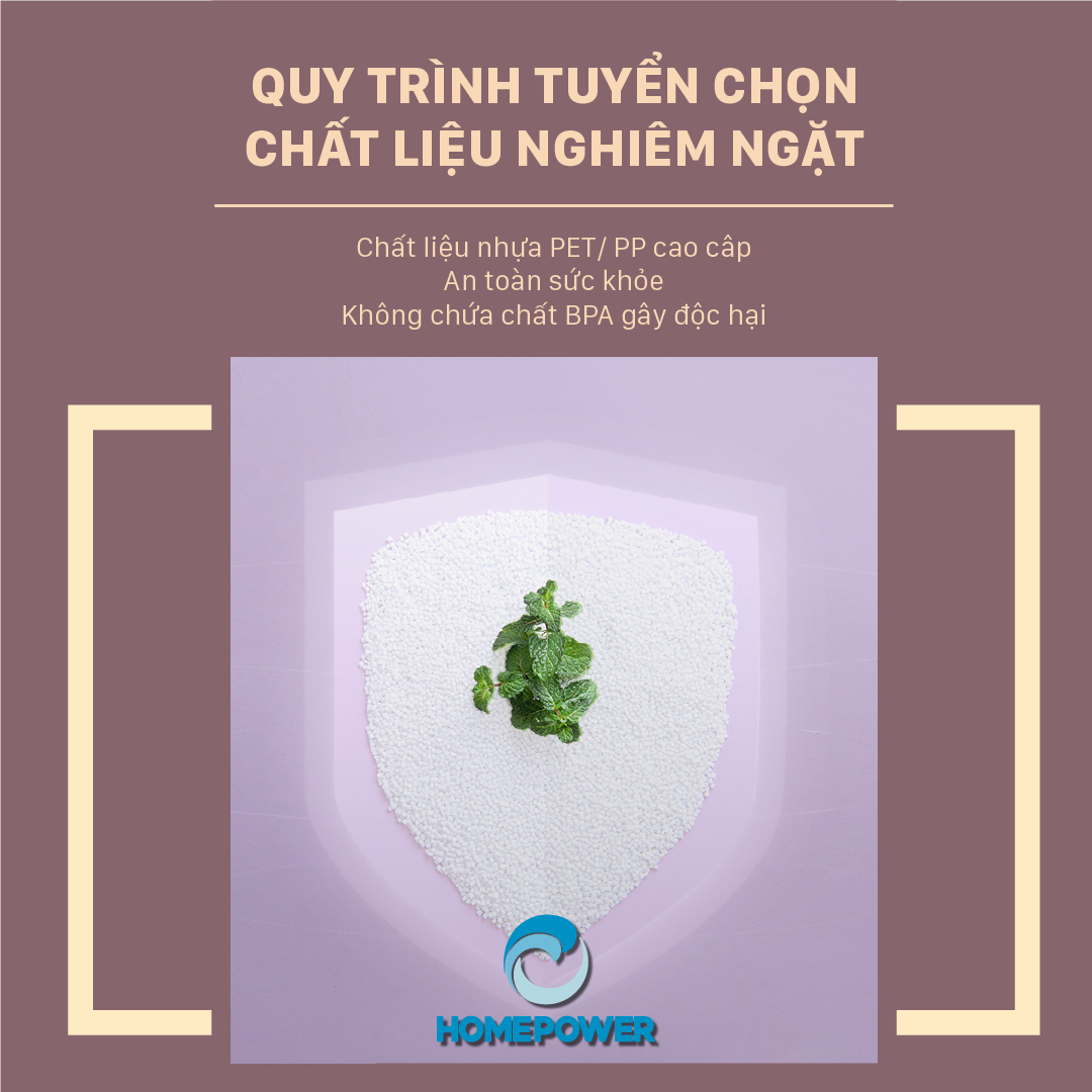 Hộp đựng thực phẩm tách nước Homepower chia 2 ngăn, 4 ngăn tiện lợi - Dung tích lớn