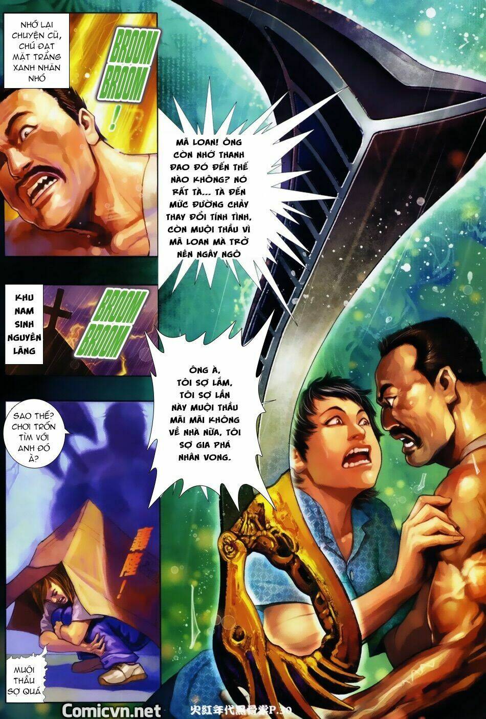 hỏa hồng niên đại hắc cốt đường chapter 10 16