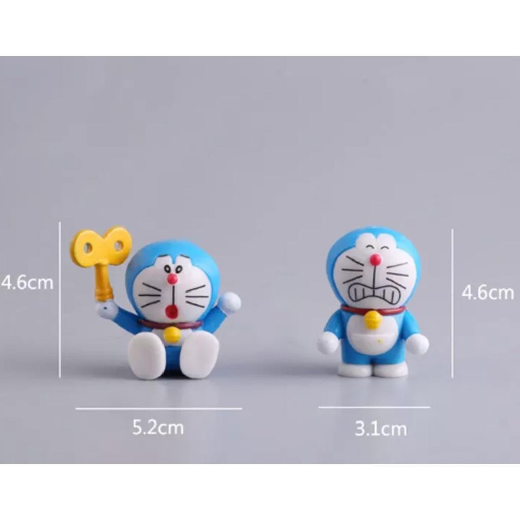 Bộ Mô Hình 1 nhân vật trong bộ 6 nhân vật Doraemon Thiên Thần hoạt hình Doraemon dễ thương