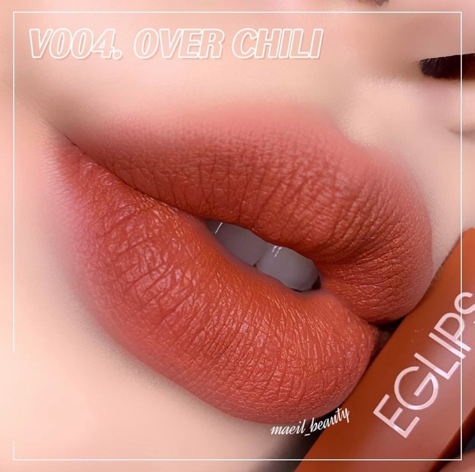 Son thỏi lì Eglips Muse In Velvet Lipstick 1.8g Thành phần dưỡng ẩm Không gây khô môi