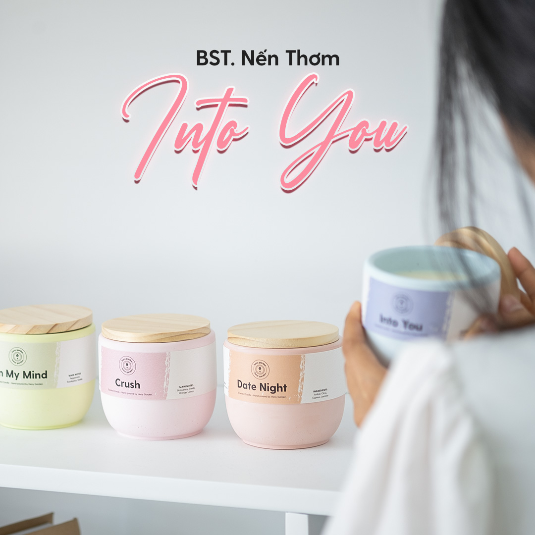 Nến Thơm Cao Cấp BST INTO YOU - HENY GARDEN