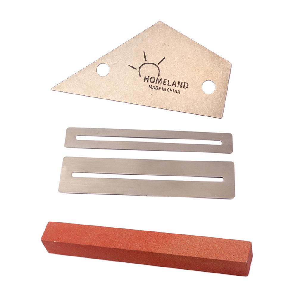 Durable 1 Set Fret Rocker+Fretboard Protectors+Sander for Guitar Bass Parts Luthier Tool