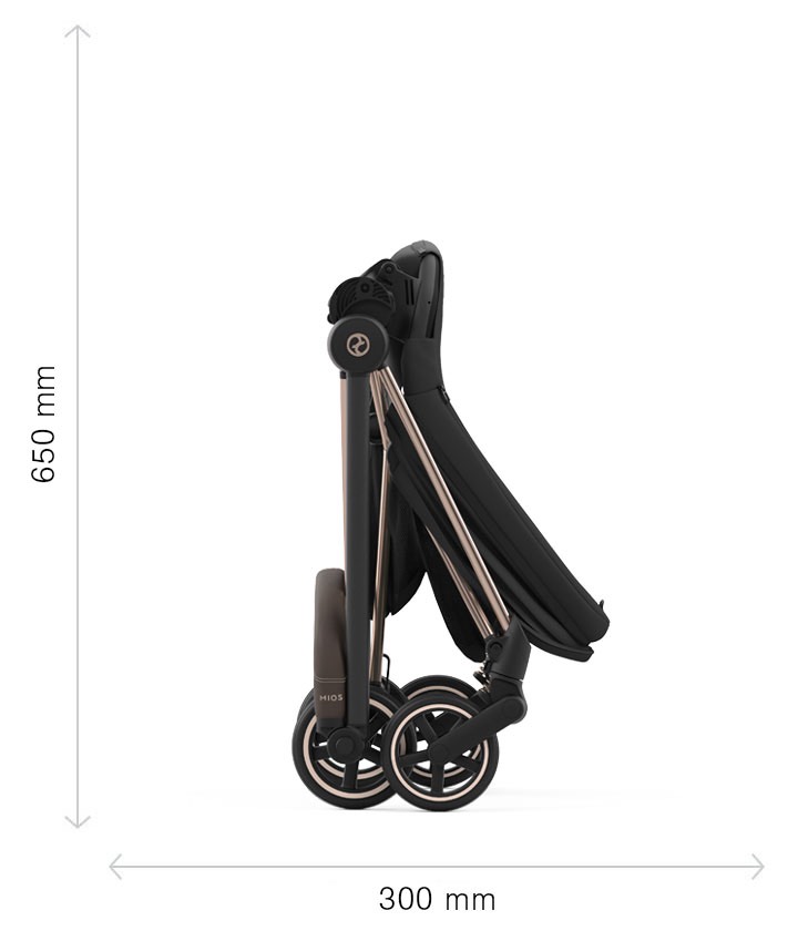 XE ĐẨY GẤP GỌN CYBEX MIOS 3 - Frame Rose Gold phiên bản mới nhất