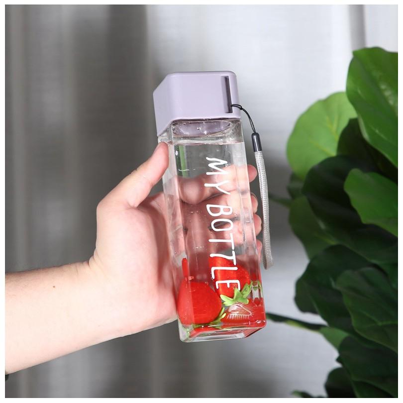 BÌNH ĐỰNG NƯỚC VUÔNG MÀU MY BOTTLE 500ML