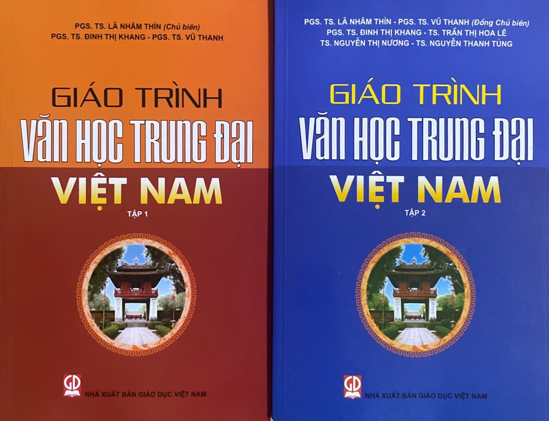 Combo 2 cuốn Giáo trình văn học trung đại việt nam Tập 1 + Tập2