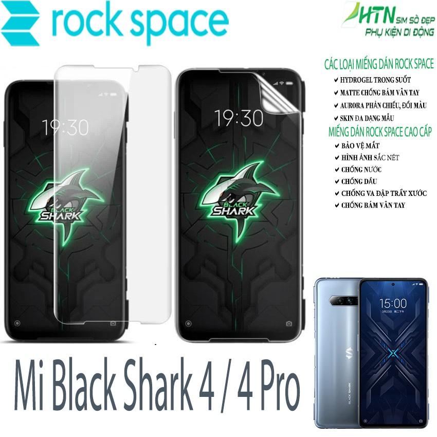 Miếng dán rock space cho Xiaomi Mi Black Shark 4/ 4 Pro PPF Hydrogel dán màn hình/ mặt sau lưng điện thoại tự phục hồi vết xước nhỏ chống ánh sáng xanh cao cấp - Hàng chính hãng