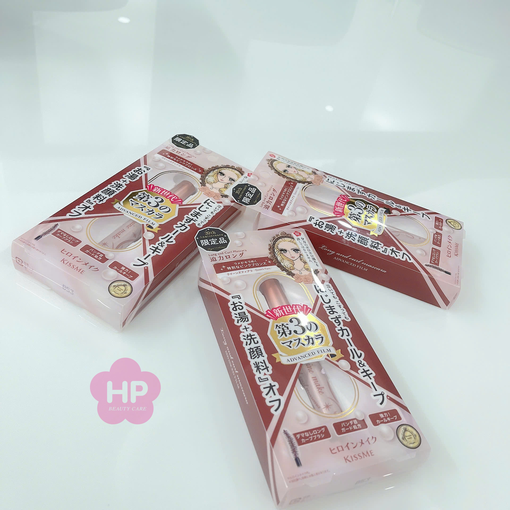 Mascara Dạng Màng Film Giúp Nâng Cong Và Dài Mi Kissme Heroine Make Long &amp; Curl Mascara Advanced Film 6G ( Màu Đồng Ánh Hồng )