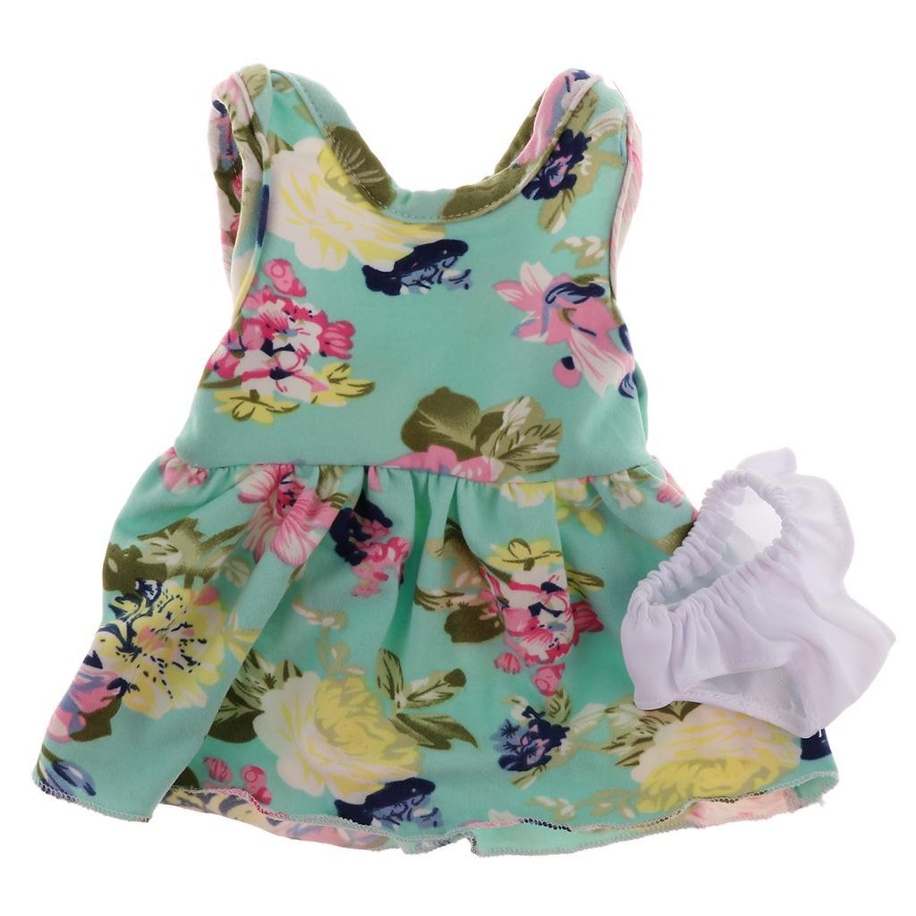 Fashion Doll Summer Outfits Sleeveless Casual Dress  For