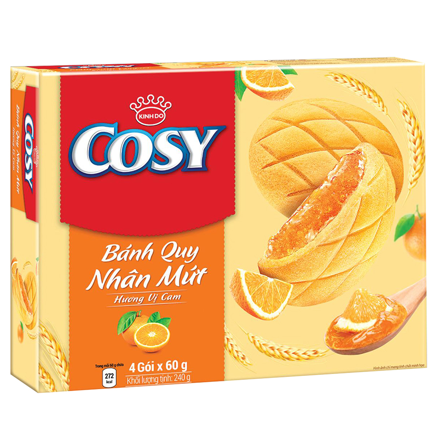 Bánh Quy Cosy Mứt Cam 240g