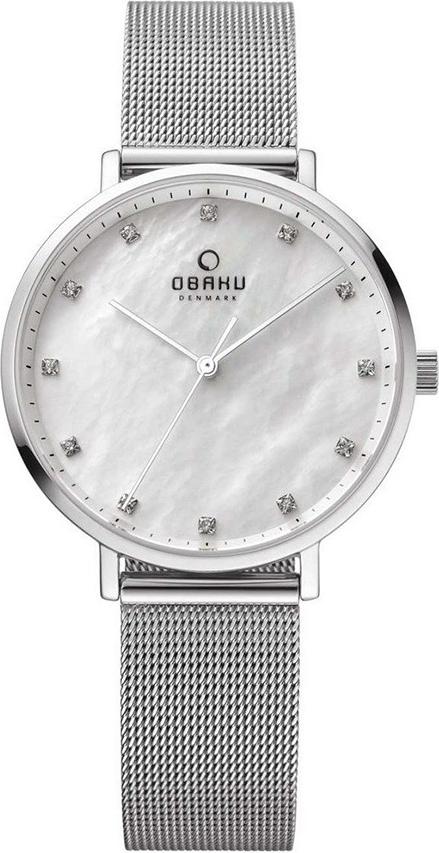 Đồng Hồ Nữ Dây Kim Loại OBAKU V186LXCWMC (37mm) - Bạc