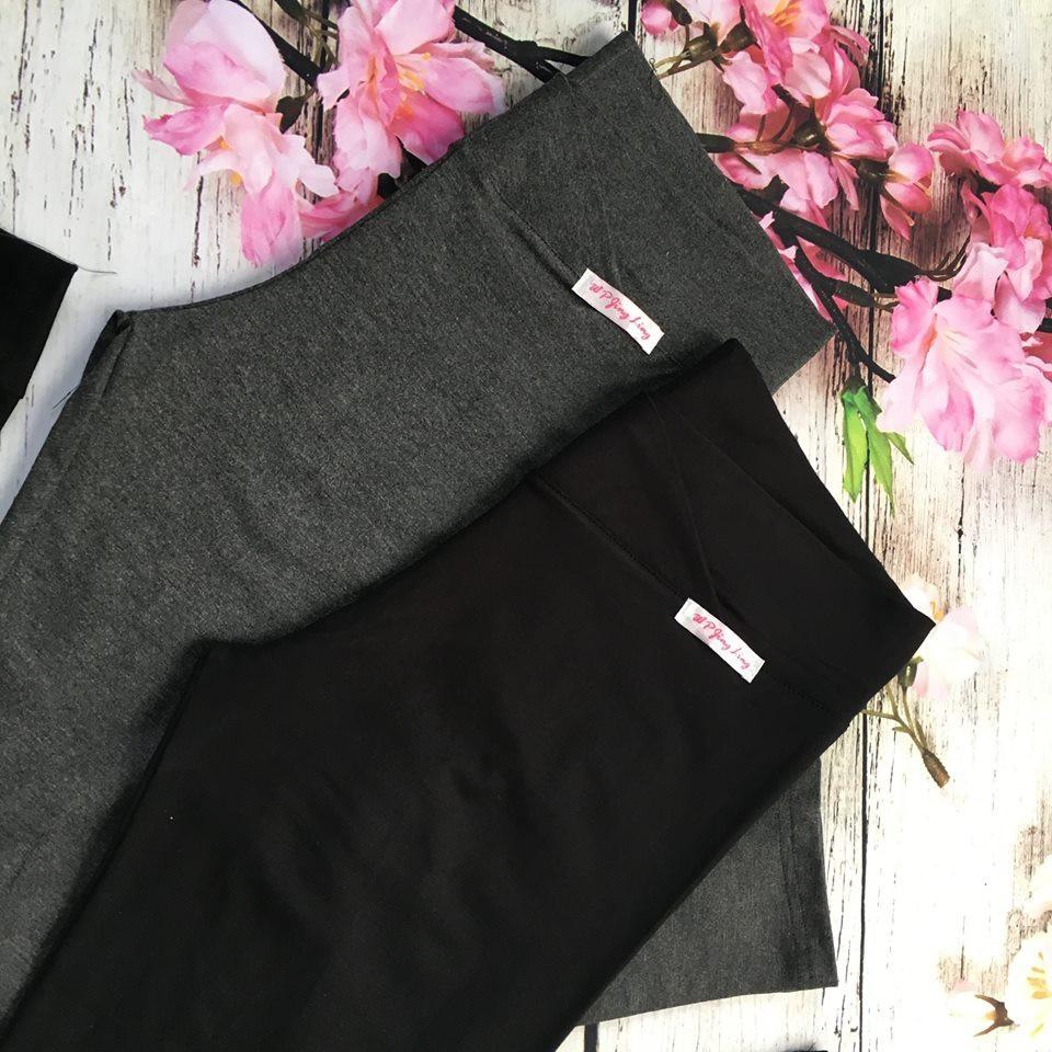 Quần legging thun cạp chéo công sở cho bà bầu - Tổng kho váy bầu