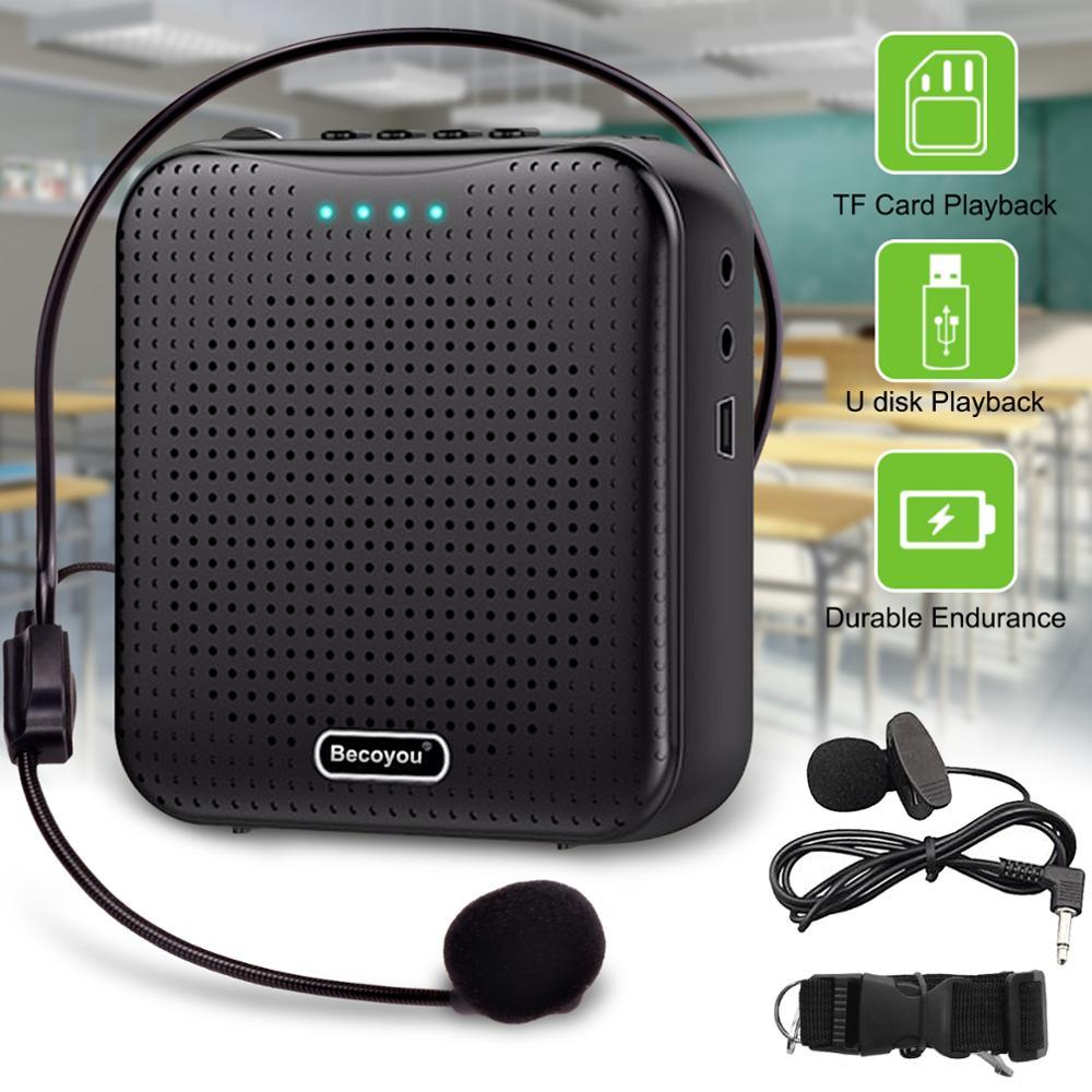 Bộ khuếch đại giọng nói GoSear 5W 2200mAh loa giọng nói di động đa chức năng với micro cho hướng dẫn du lịch giáo viên