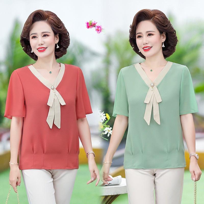 Áo trung niên cao cấp cho quý cô GD19-0521