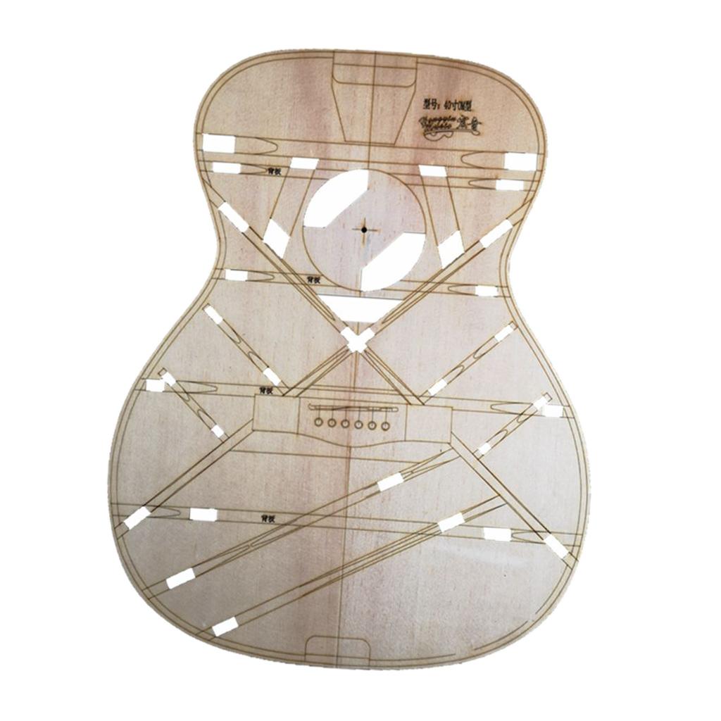 40inch Natural Wooden Guitar Body Template Model for Guitar DIY Supplies