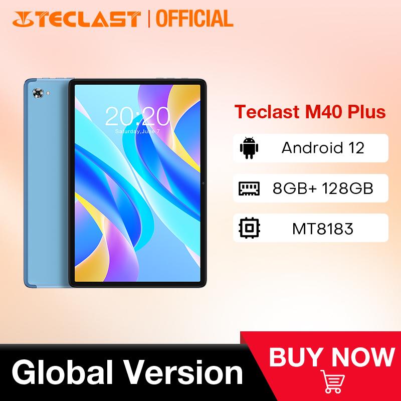 Teclast M40 Plus Android 12 viên 10,1 inch IPS 1920x1200 8GB RAM 128GB ROM MT8183 A73 8 CORES 7000MAH TYPE-C GPS BT5.0 WiFi