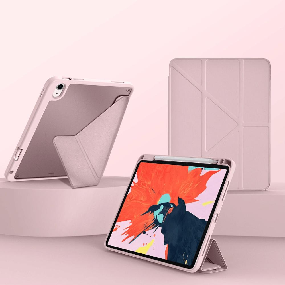 Bao Da Cho ipad Pro 11 inch M4 2024 hiệu WIWU Defender Protective Case 5 Kiểu Gấp Chân Đế, có khay bút sạc trực tiếp, chống sốc chống bụi bẩn - hàng chính hãng